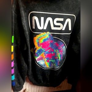 Rainbow NASA Hooded Sweatshirt